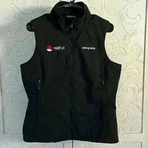 Patagonia Shell Lined Full Zip Black Polartec Adze Vest M